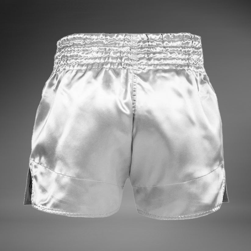 Venum Klassische Thai-Boxshorts Silber/Schwarz