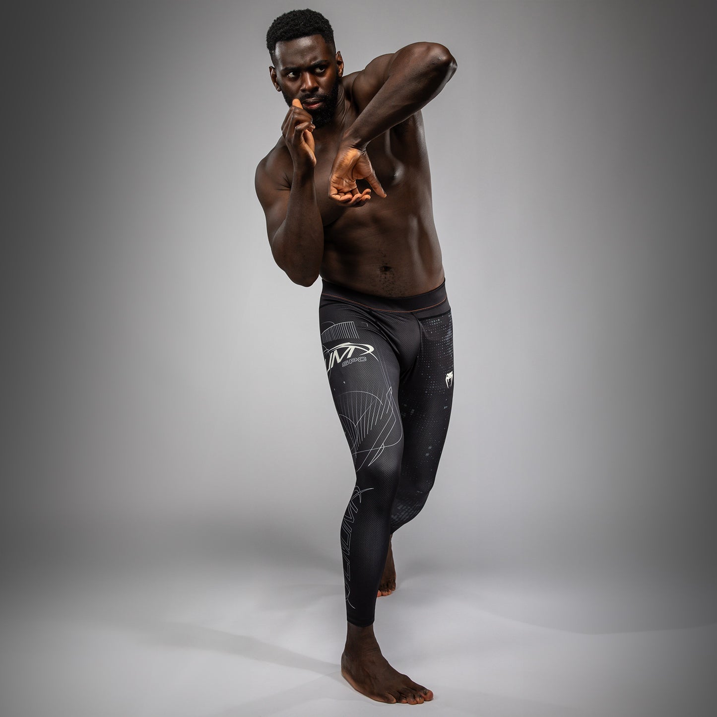 Venum Eclipse Spats – Schwarz/Ivory