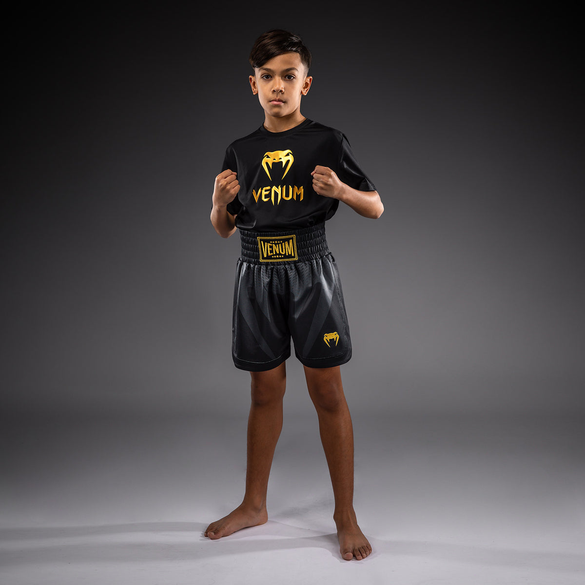 Venum Attack Boxshorts für Kinder - Schwarz/Gold