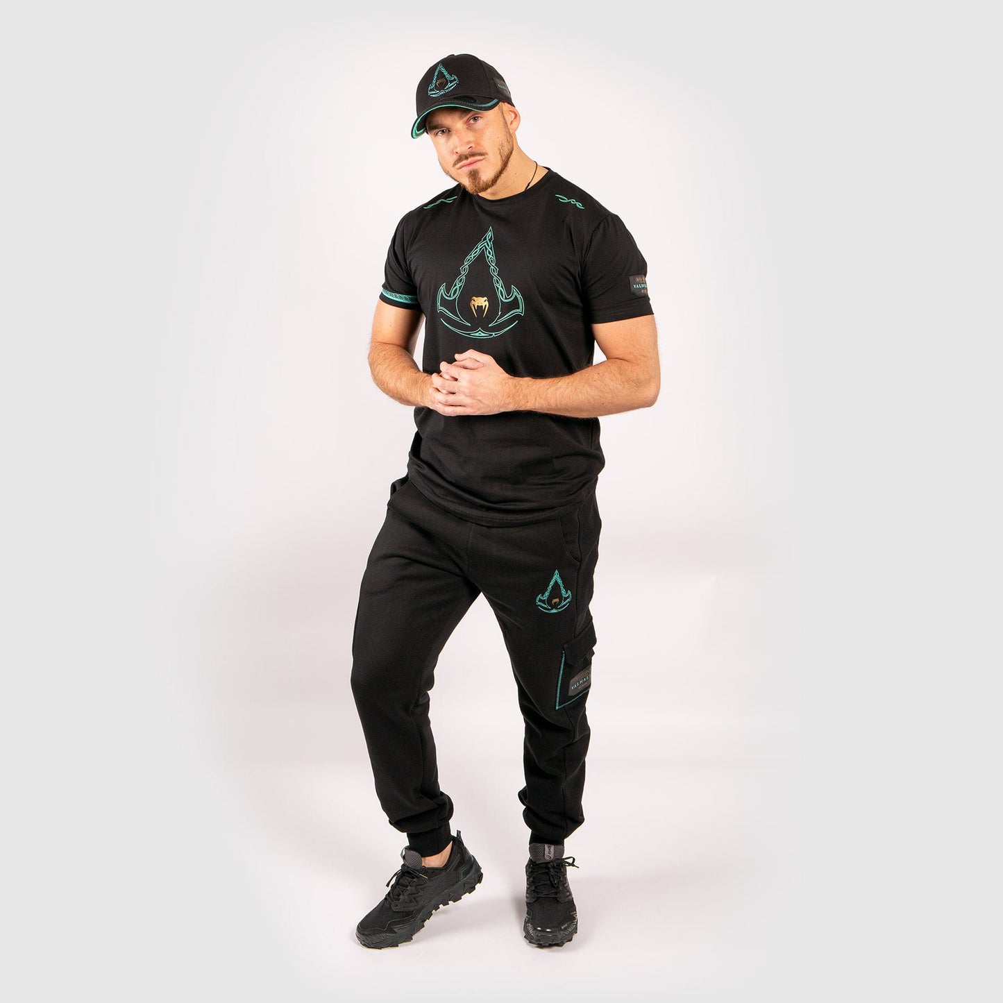 Venum Assassin's Creed Jogginghose – Schwarz/Blau
