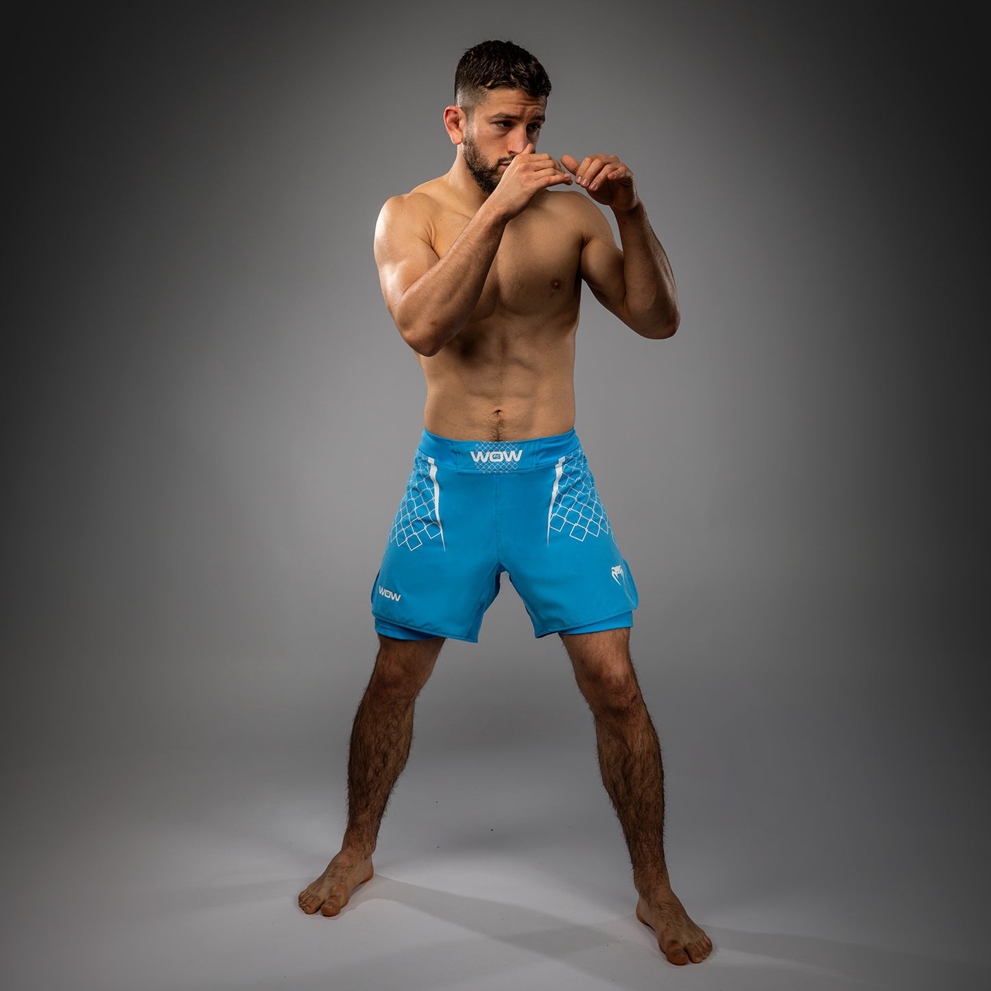 Venum x WOW FC Herren Kampfhosen - Pacific Blue