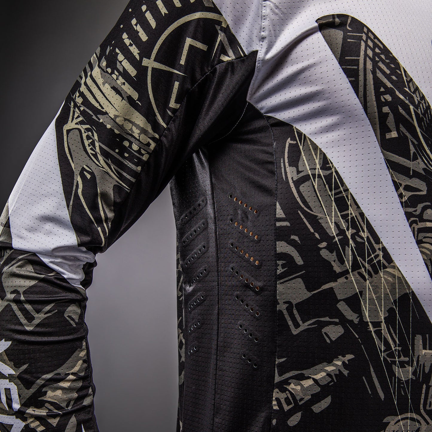 Venum MX Elite Motorsports-Trikot - Schwarz/Sand