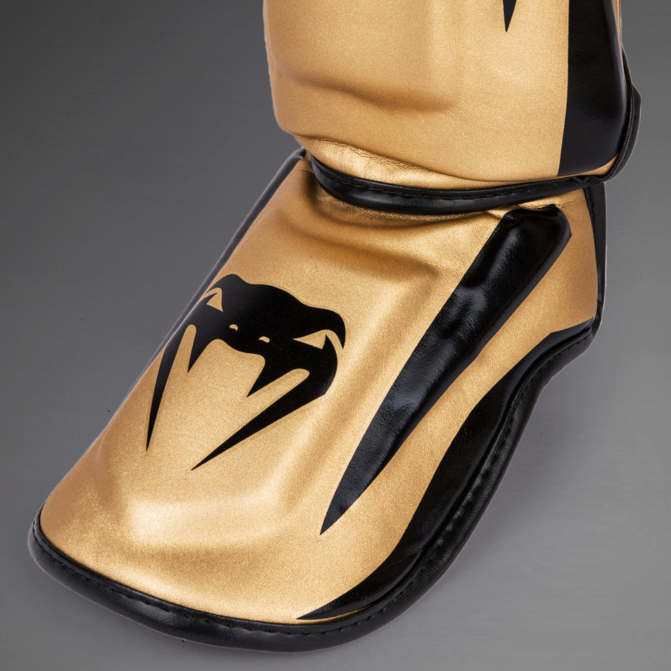 Venum Elite Standup Schienbeinschoner - Gold/Schwarz