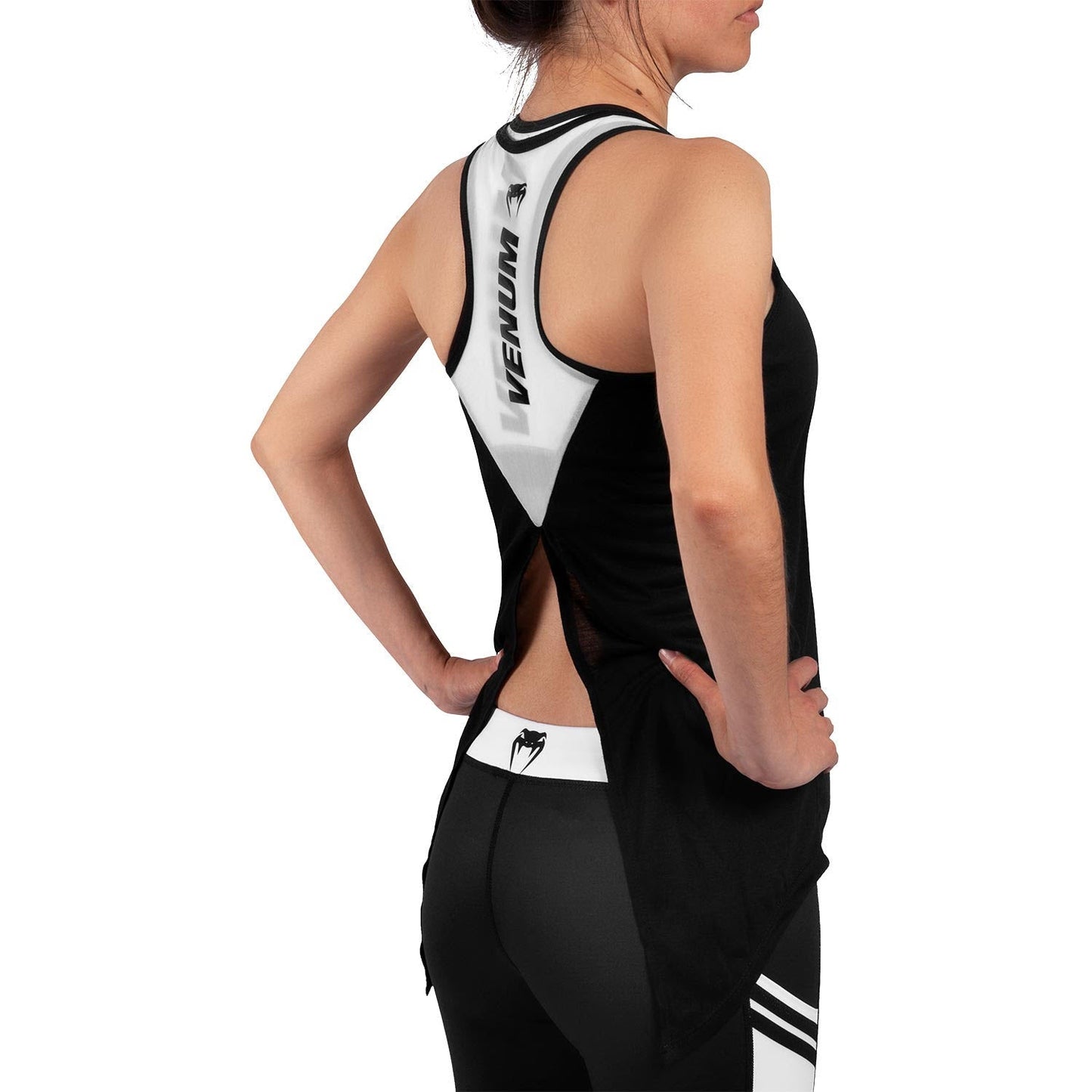 Ärmelloses Shirt Damen Venum Power 2.0 - Schwarz/Weiß