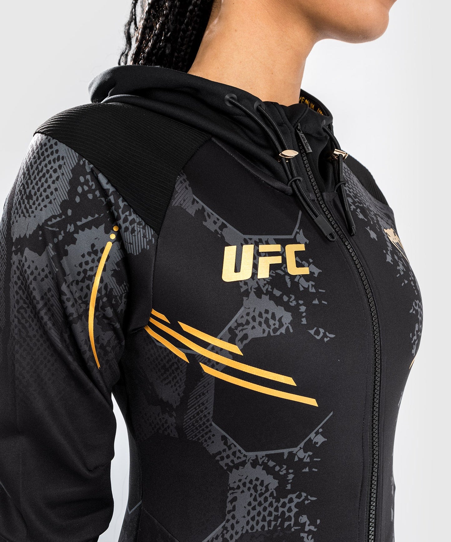 UFC Adrenaline by Venum Authentic Fight Night Personalisierte Jacke für Frauen - Champion