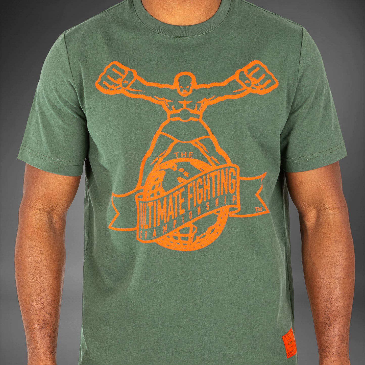 UFC by Venum Ulti-Man T-Shirt - Khaki/Orange