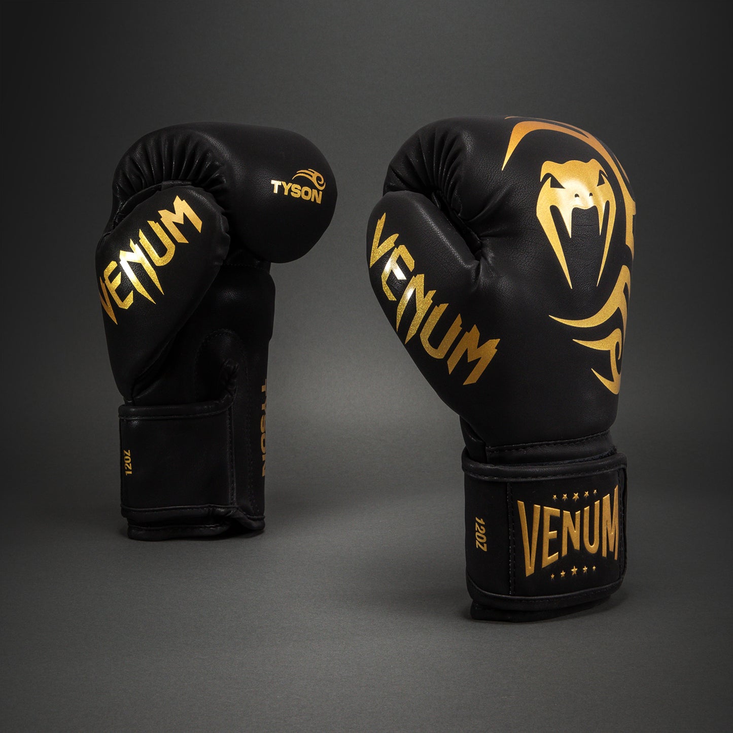 Venum Mike Tyson Replica Boxhandschuhe – Schwarz/Gold