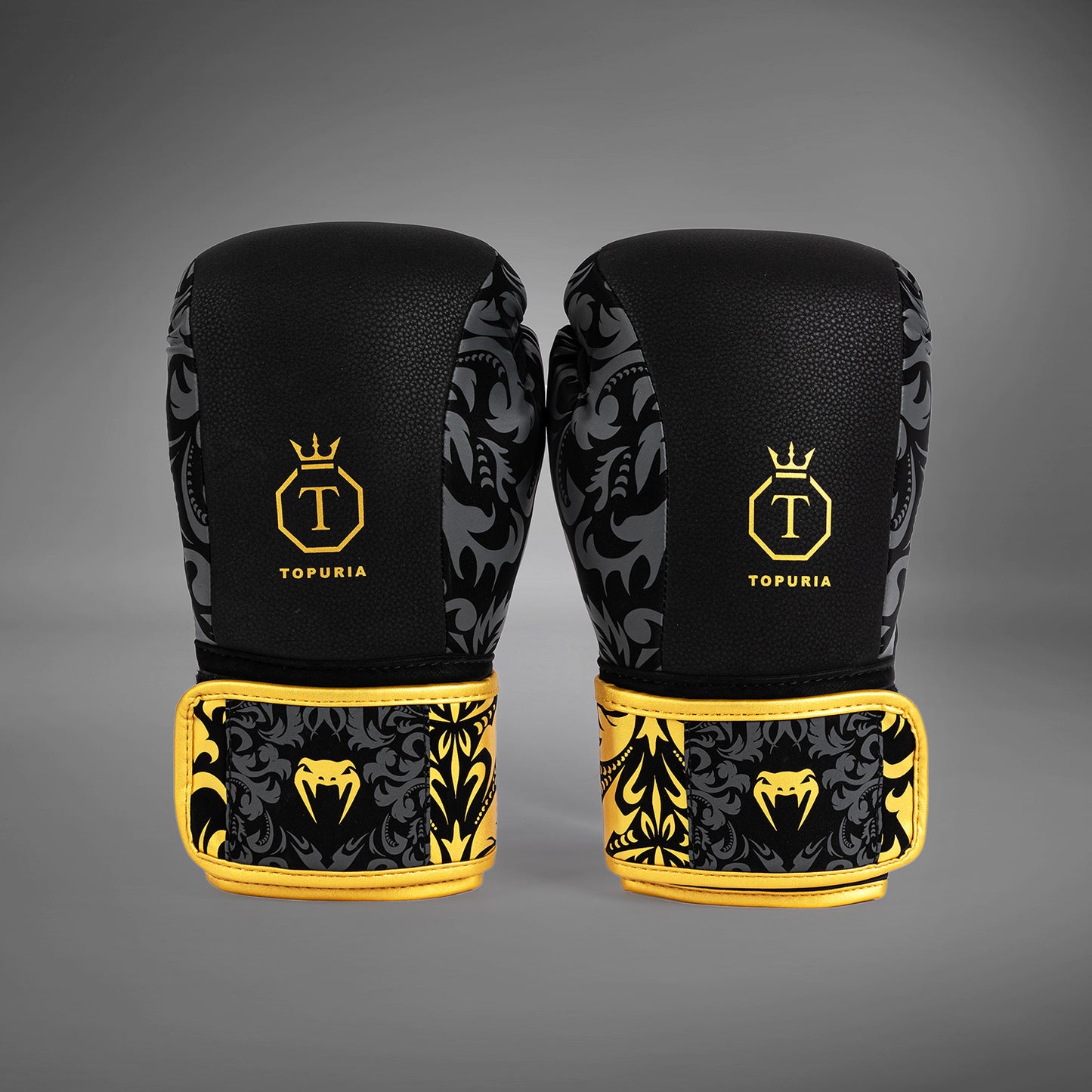 Venum x Topuria Unmatched Edition Boxhandschuhe - Schwarz/Gold