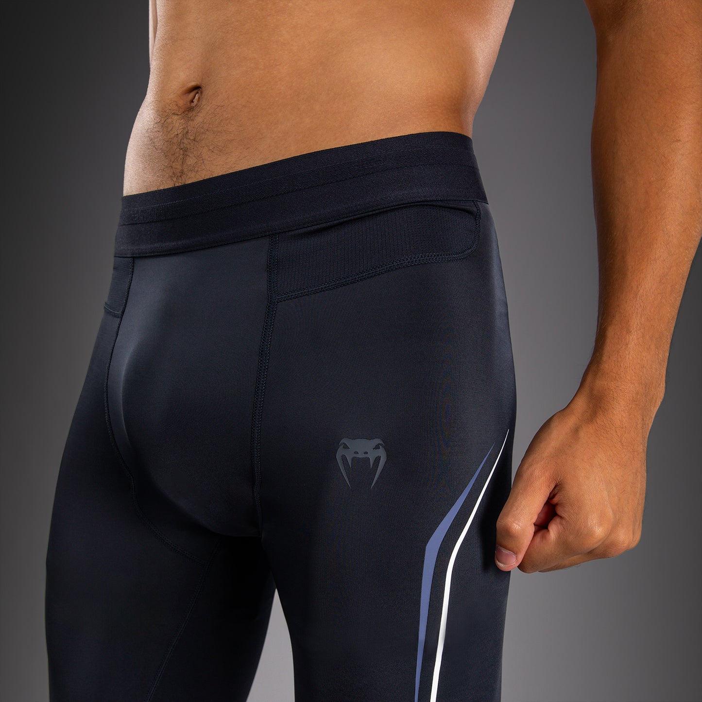 Venum G-Core Spats - Marineblau/Weiß
