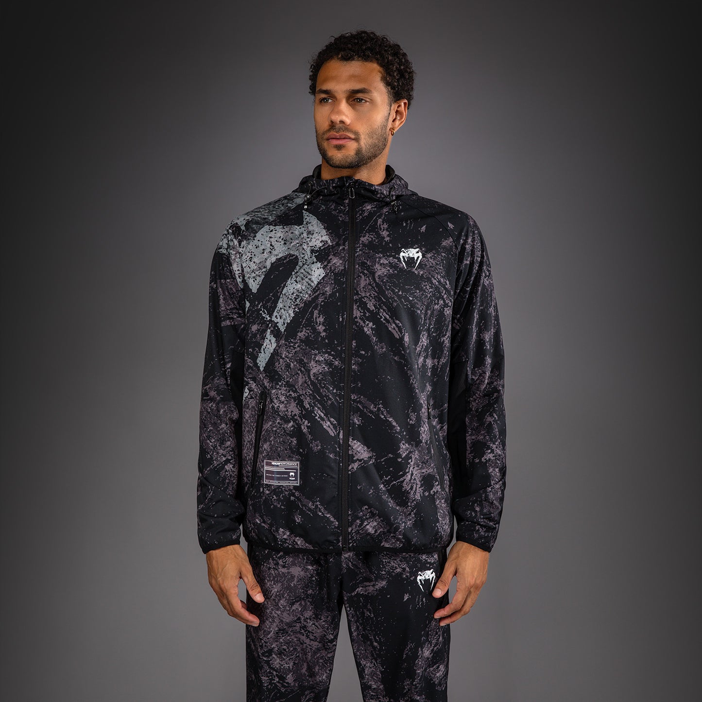 Venum Rage & Workout Trainingsjacke - Schwarz/Grau