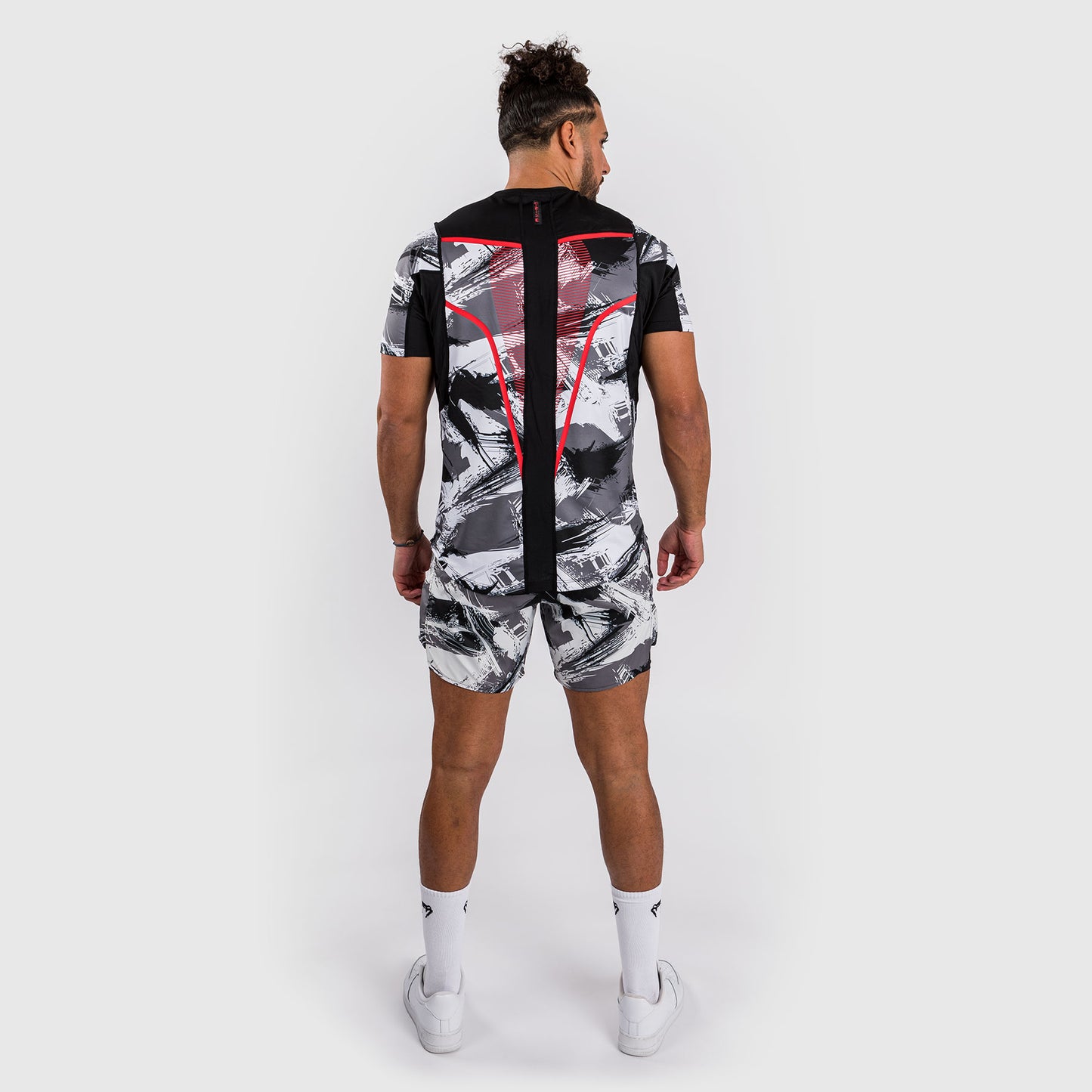 Venum Electron 3.0 Dry-Tech T-Shirt - Grau/Rot