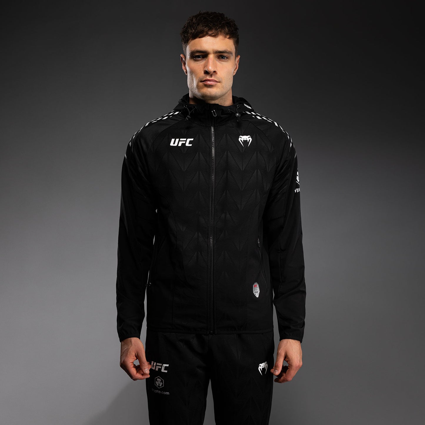 UFC Zenith by Venum Authentic Fight Night Kapuzenjacke Herren - Schwarz