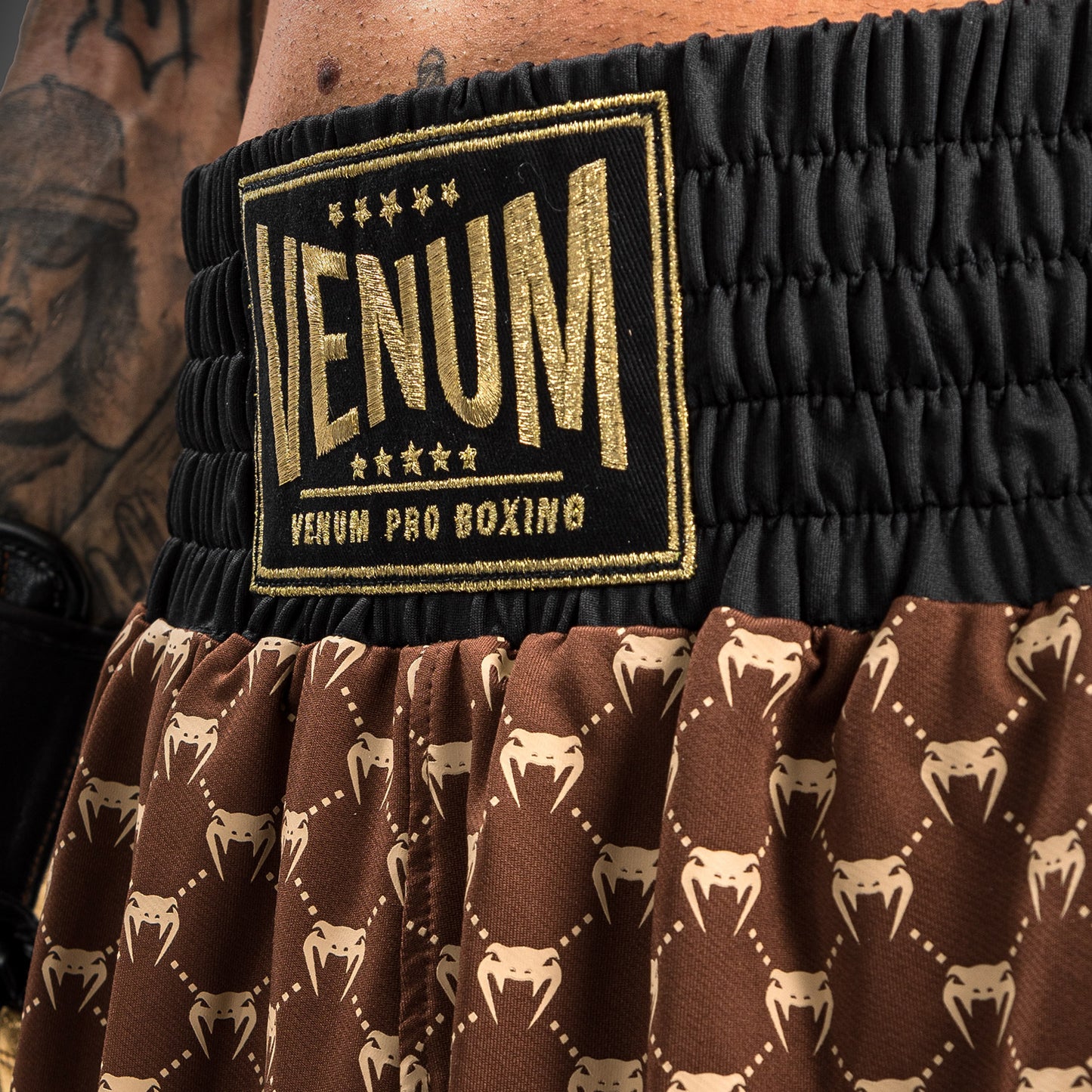 Venum Monogram Boxershorts - Schwarz/Braun