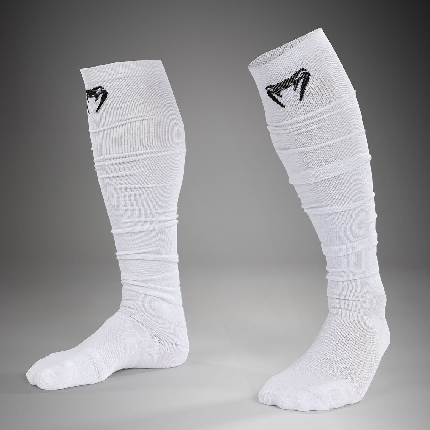 Venum Elite Performance Lange Socken - Weiß/Schwarz