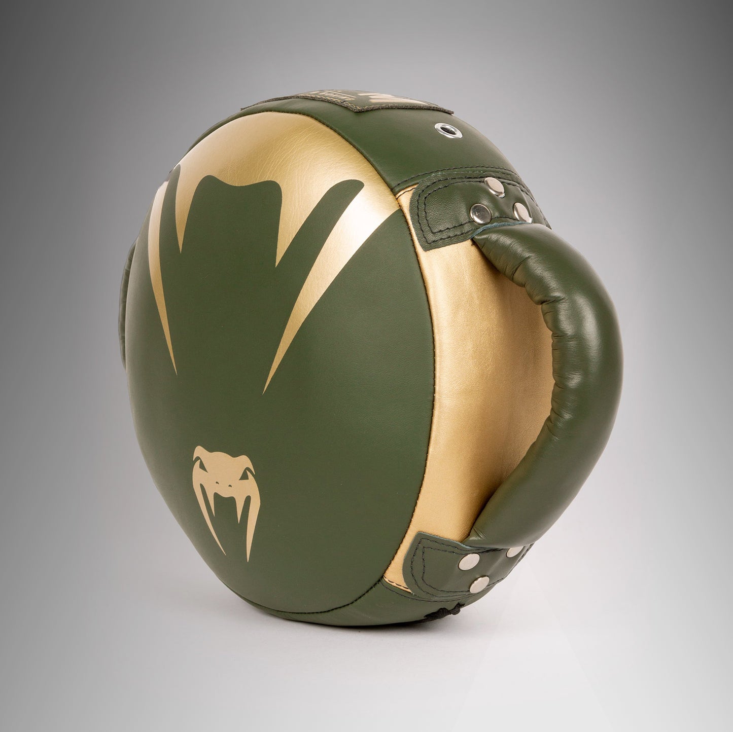 Venum Pro Boxing Mini Runde Punch Schild - Khaki/Gold