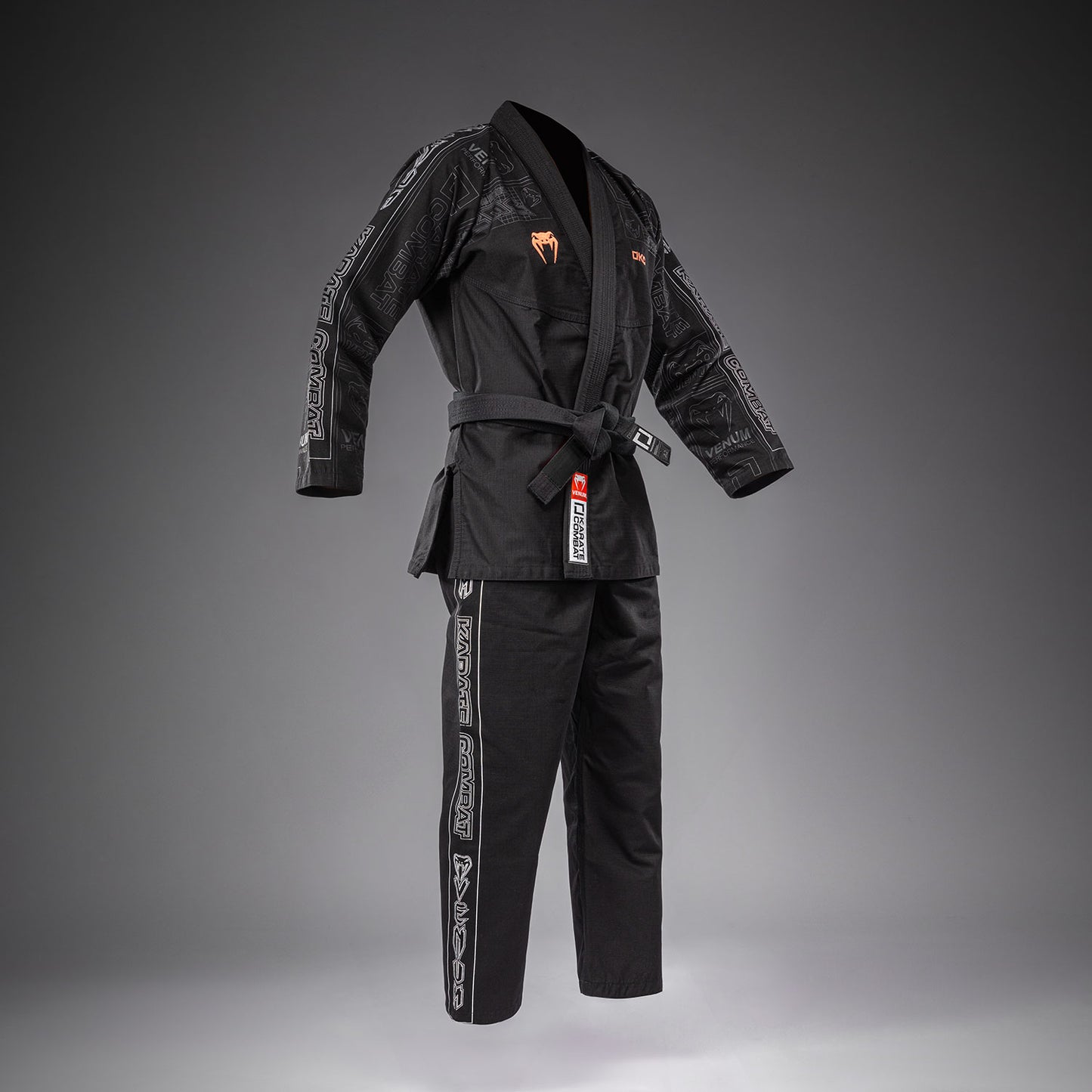 Karate Combat by Venum BJJ Gi – Schwarz/Grau