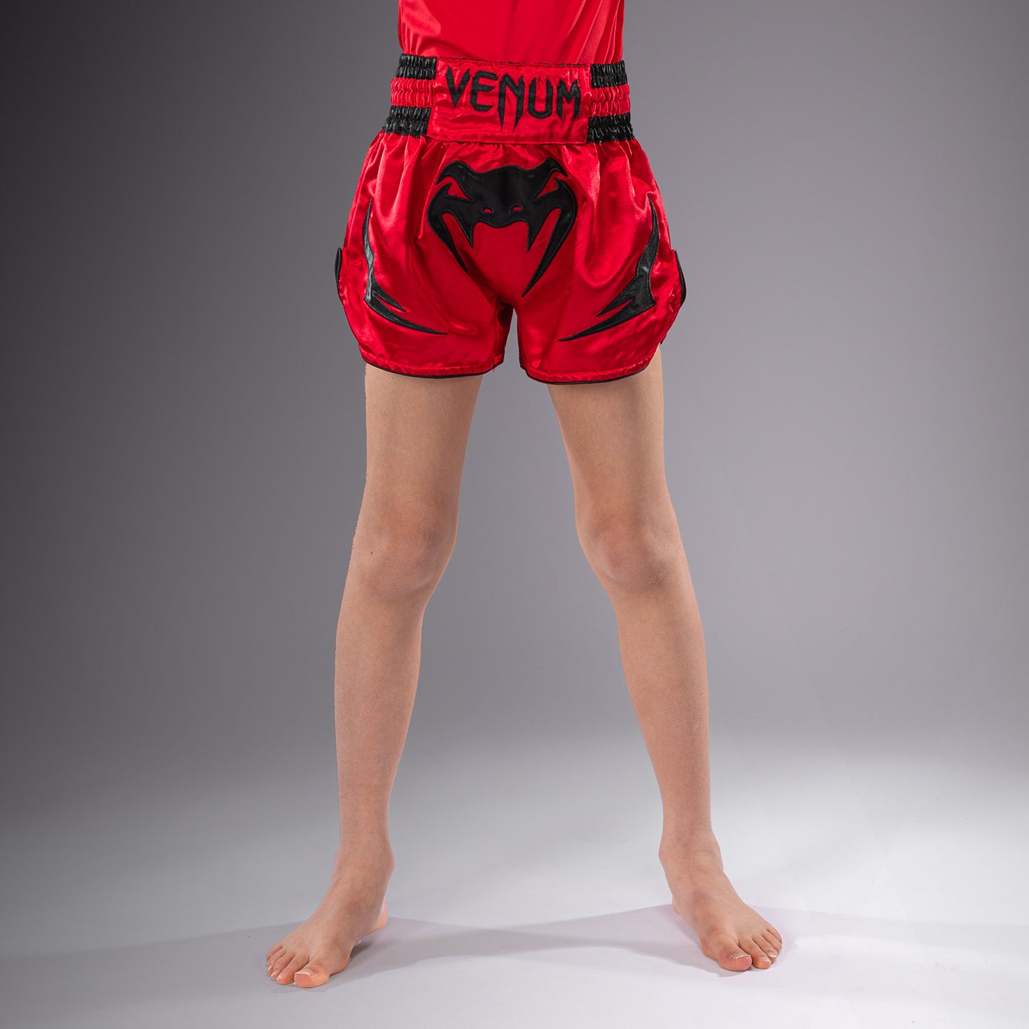 Venum Inferno Kinder Thai Shorts - Kirschrot
