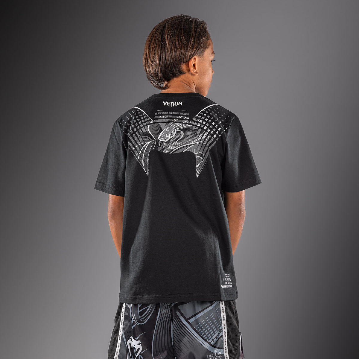 Venum Crimson Viper 2.0 Kinder-T-Shirt - Schwarz/Grau