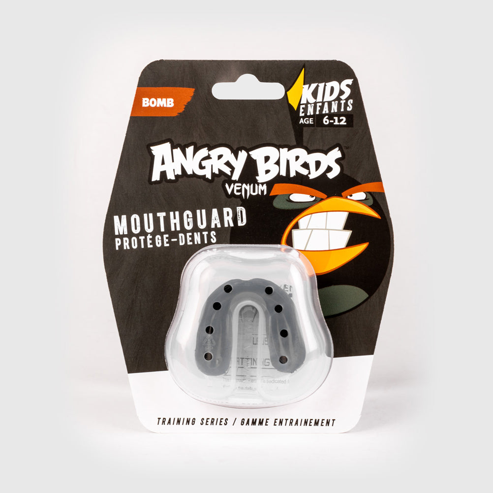 Venum Angry Birds Mundschutz – Für Kinder - Schwarz