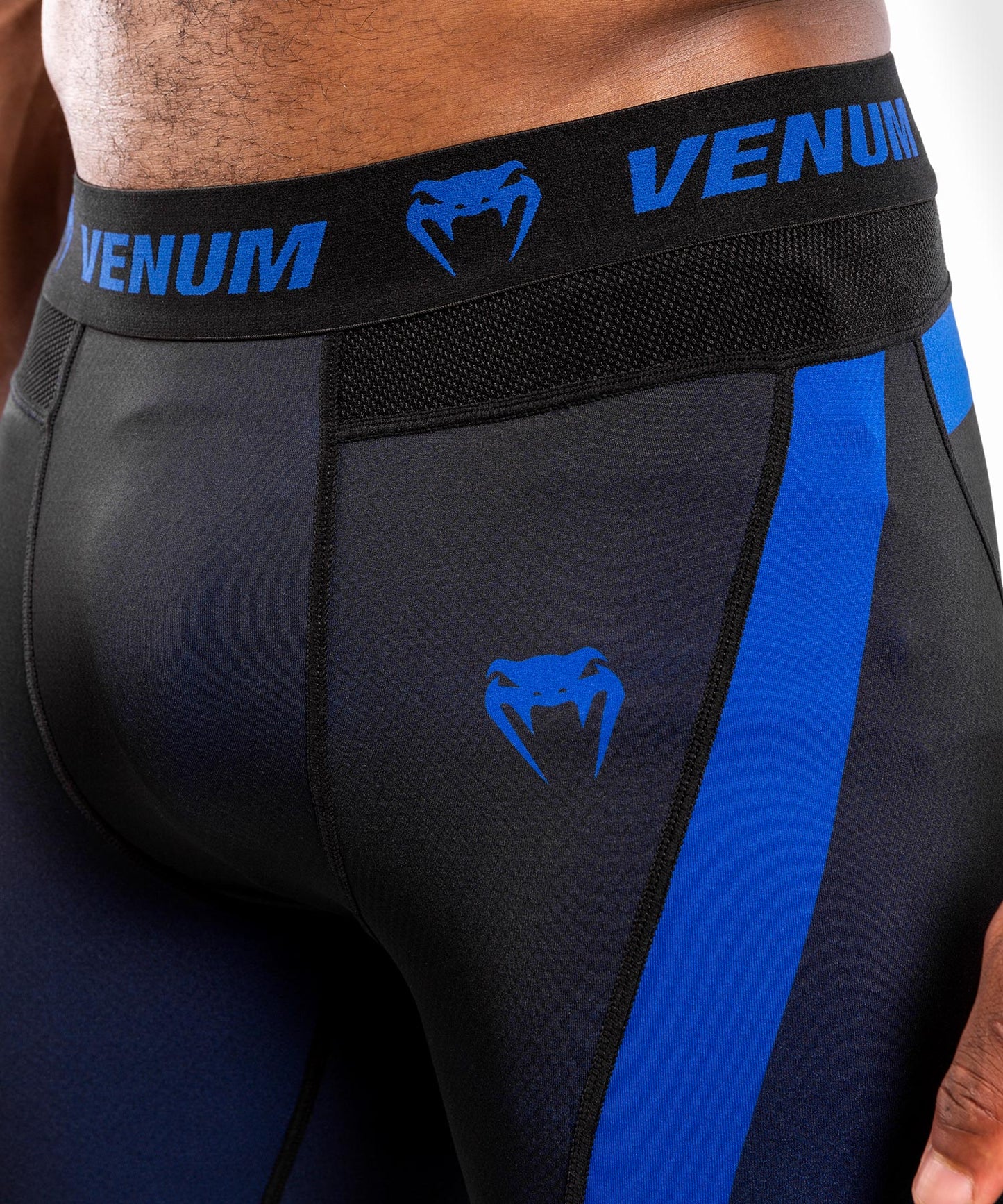 Venum No Gi 3.0 Kompressionshose - Schwarz/Blau