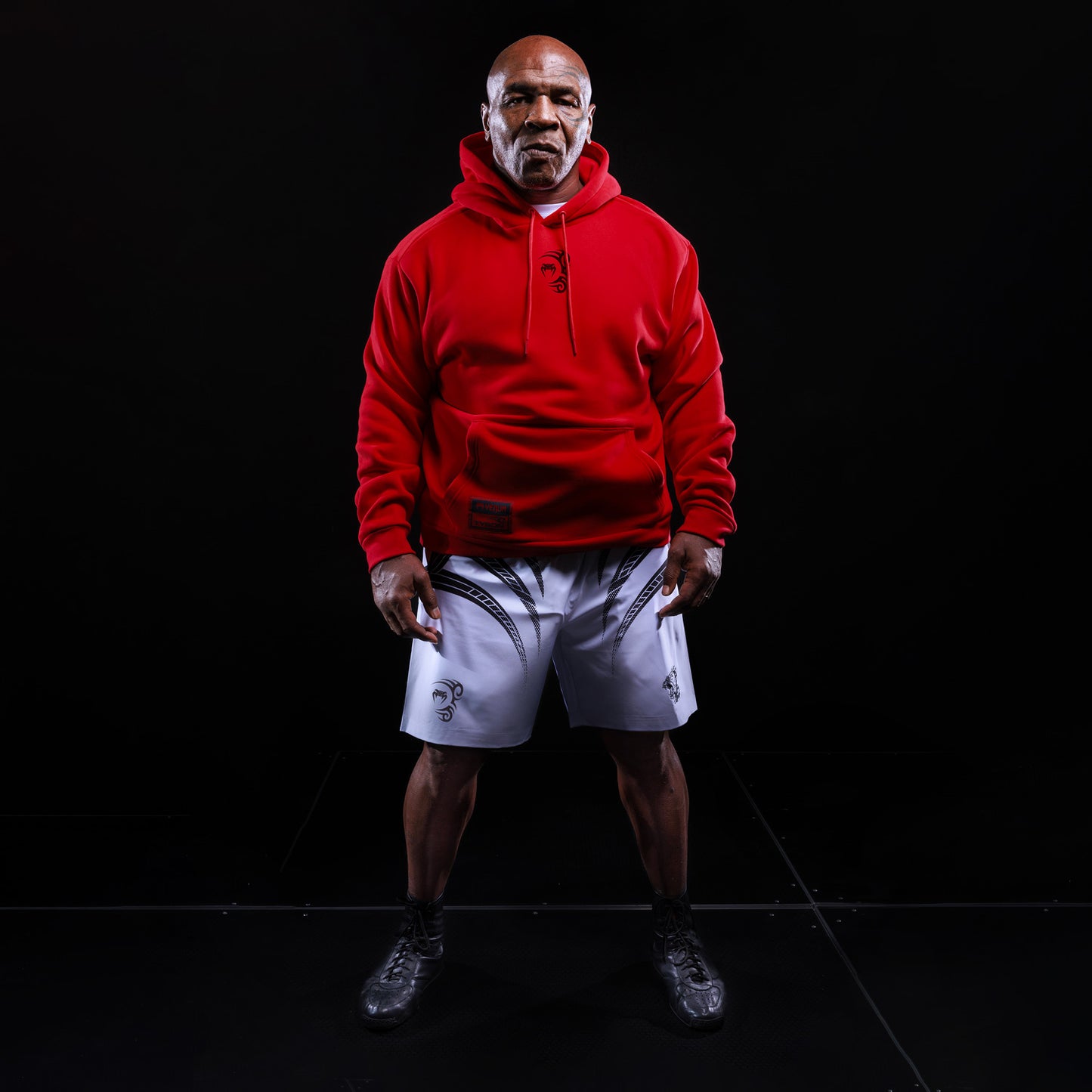 Venum x Mike Tyson Tiger Hoodie - Intensivrot/Tiefschwarz
