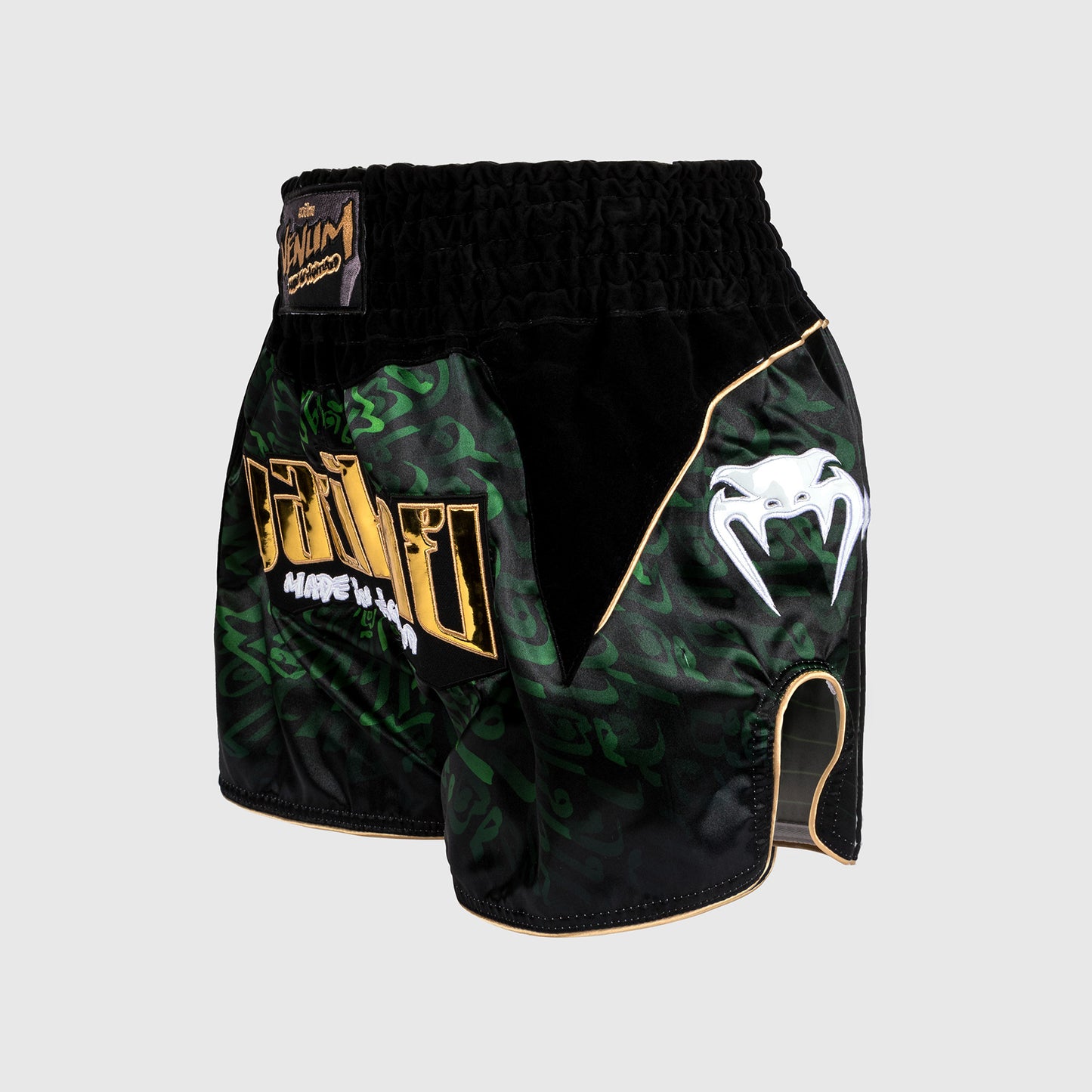 Venum Attack Muay Thai Shorts - Schwarz/Grün