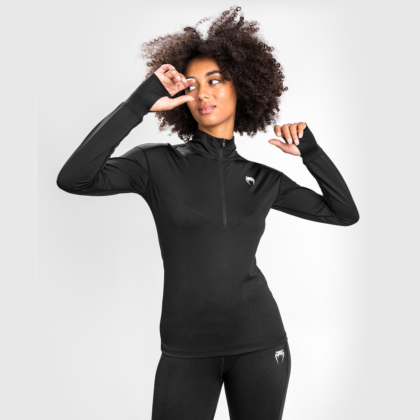 Venum Essential Base Layer Top - Schwarz
