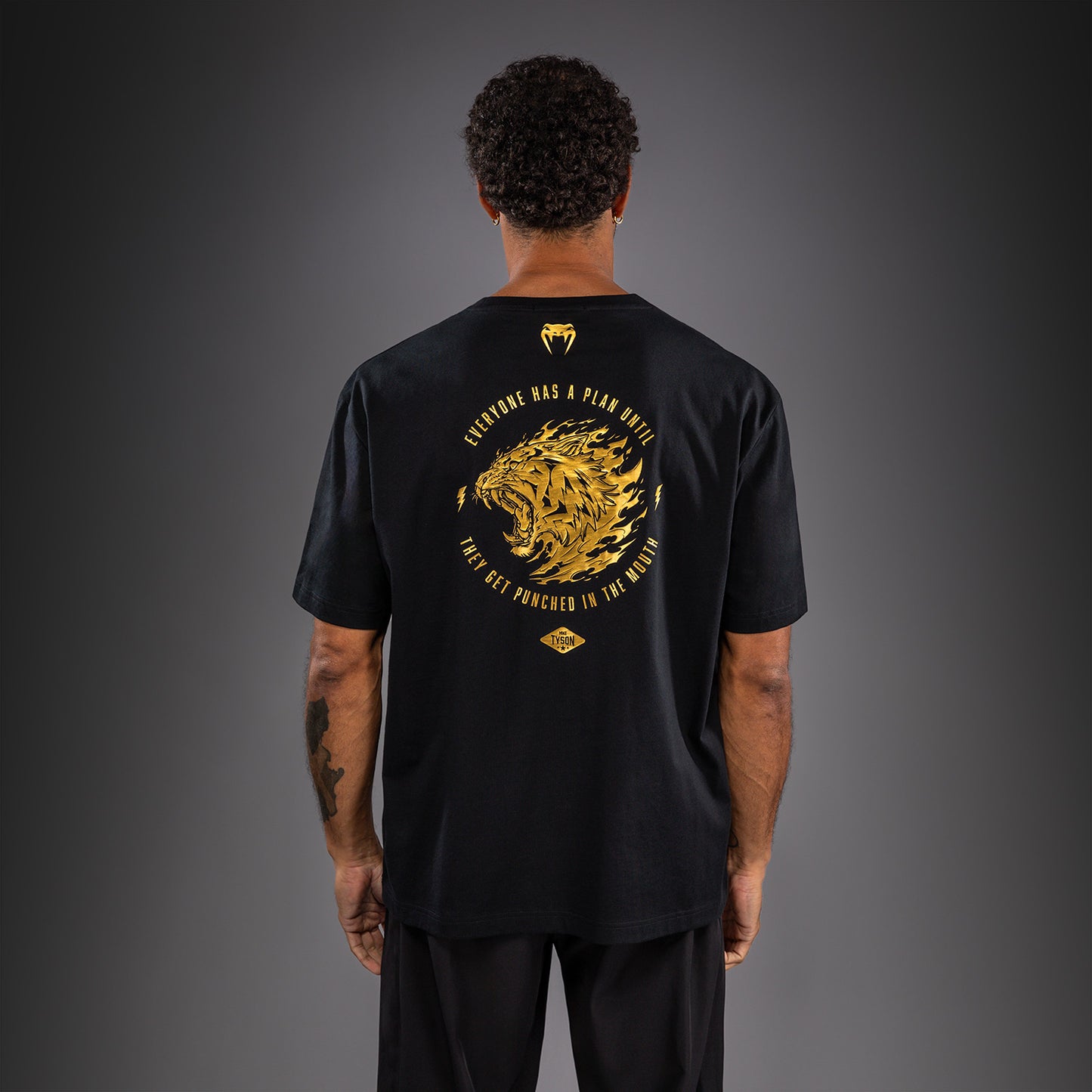 Venum x Mike Tyson Tiger T-Shirt - Schwarz/Gold