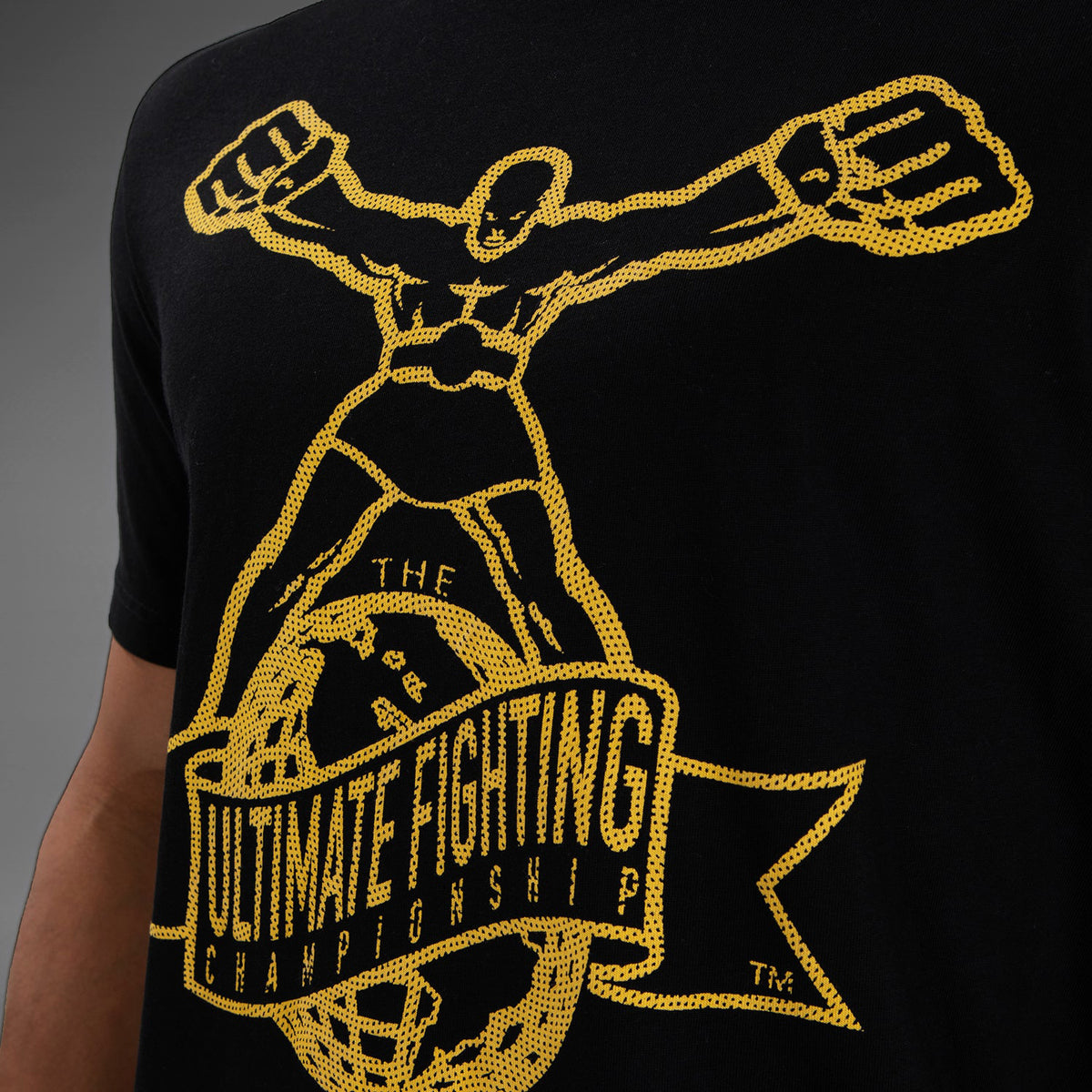 UFC by Venum Ulti-Man T-Shirt - Schwarz/gelb