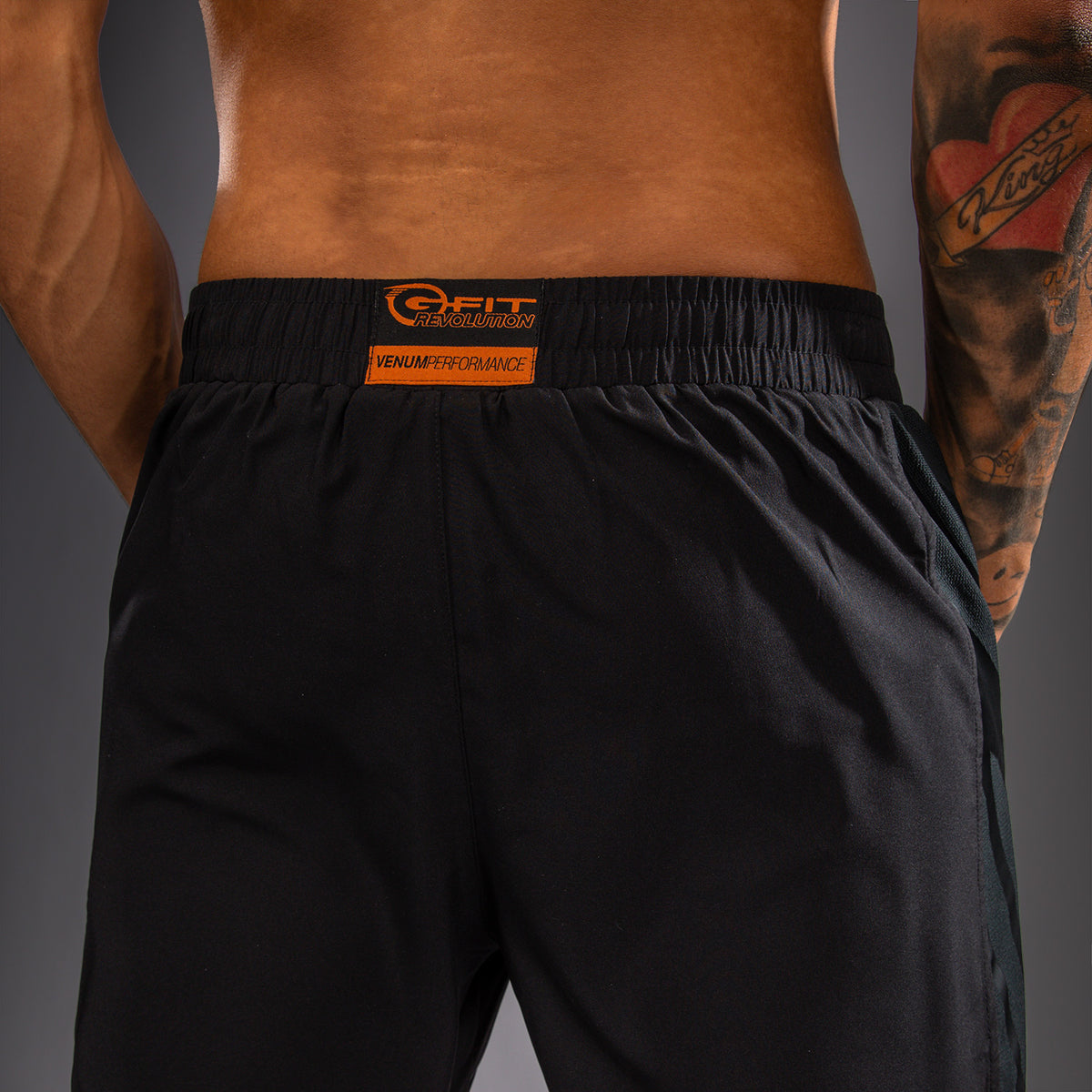 Venum G-Fit Revolution Trainingsshorts - Schwarz/Kupfer