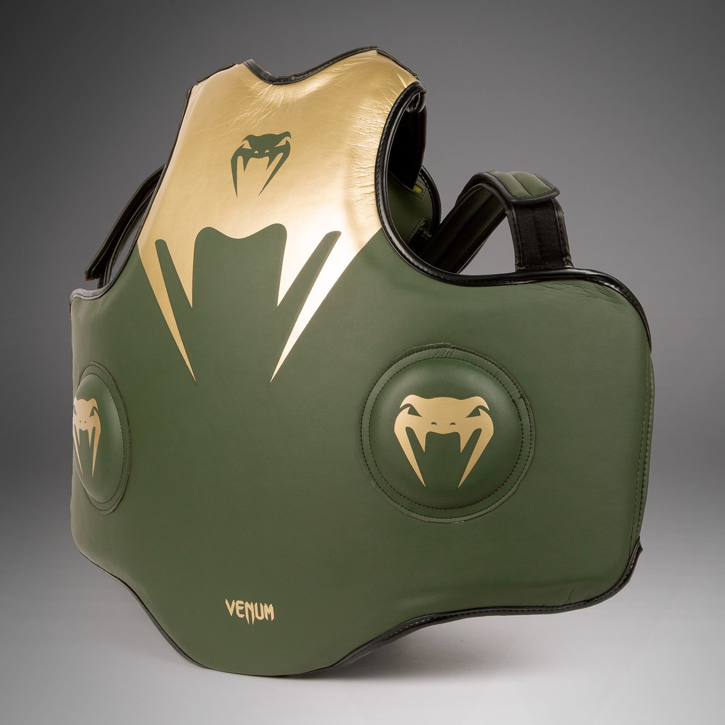 VENUM PRO BOXING - KÖRPERSCHÜTZER - Khaki/Gold