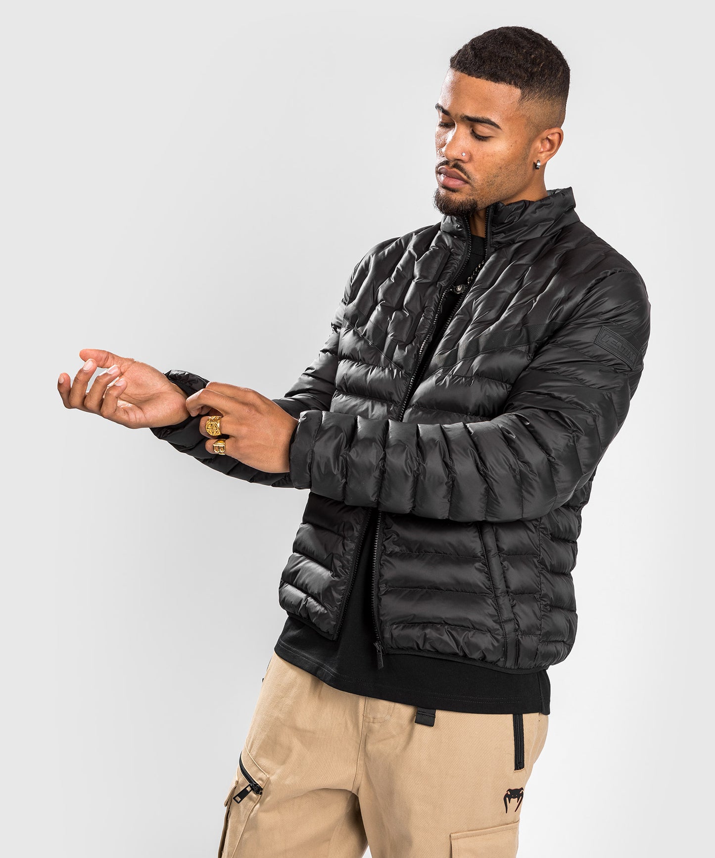Venum Elite Light Daunenjacke - Schwarz