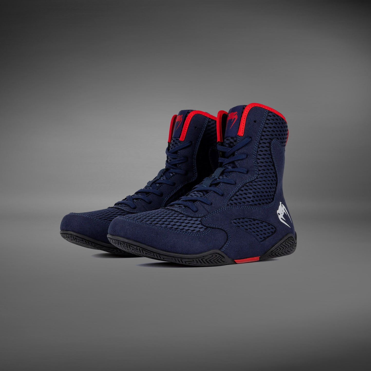 Venum Contender Boxschuhe - Marineblau/Rot