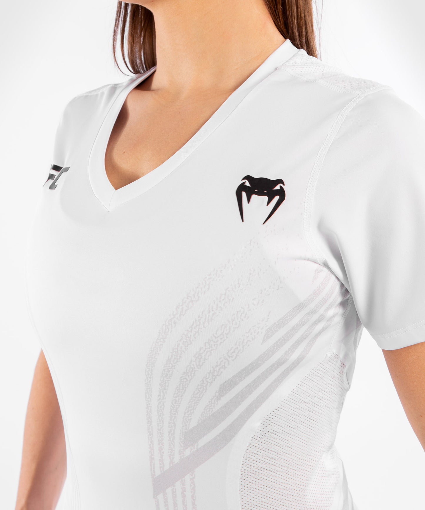 UFC Venum Personalisiert Authentic Fight Night Damen Walkout Trikot - Weiß