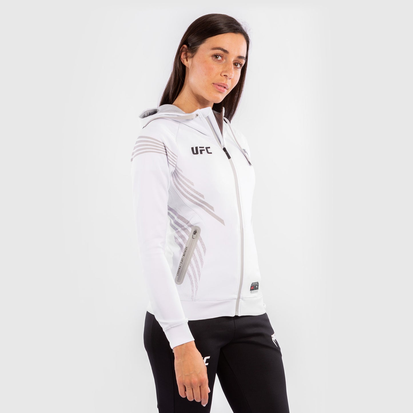 UFC Venum Authentic Fight Night Damen Walkout Hoodie - Weiß