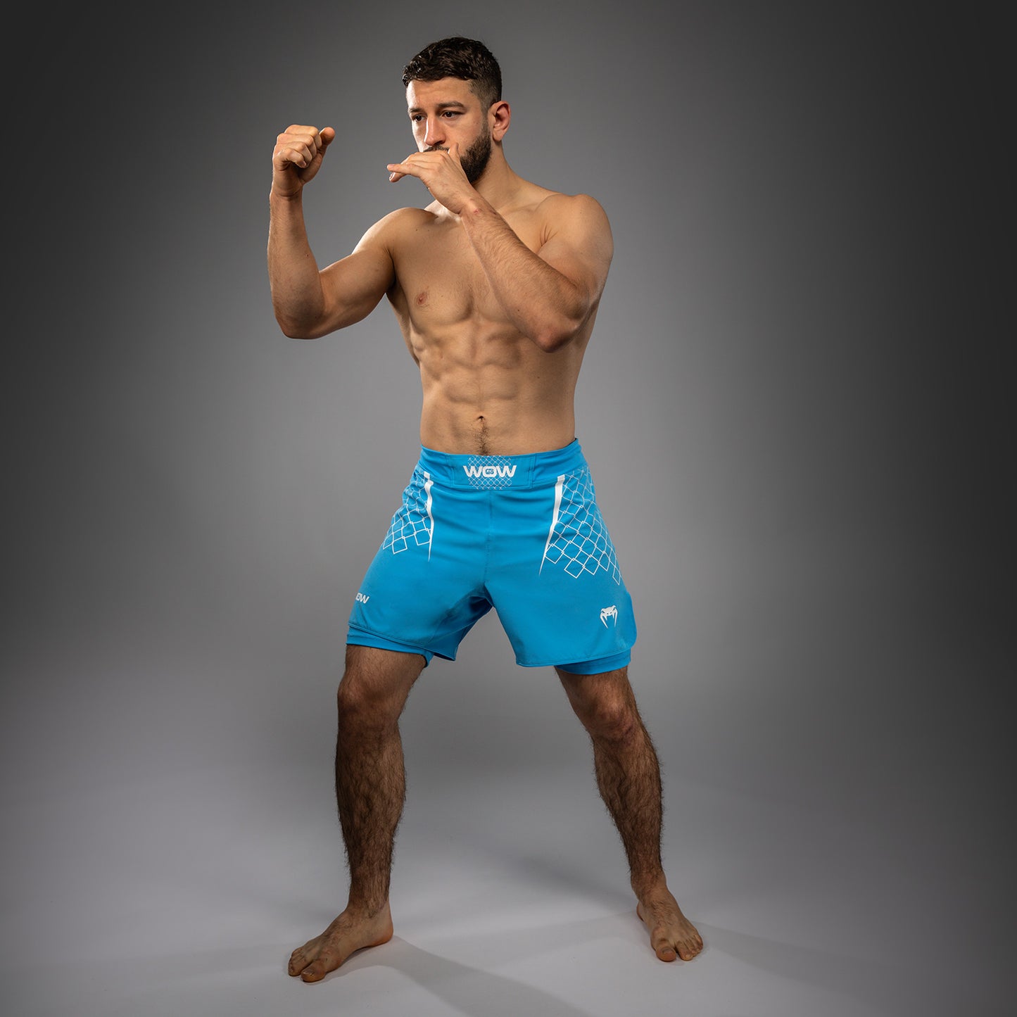 Venum x WOW FC Herren Kampfhosen - Pacific Blue