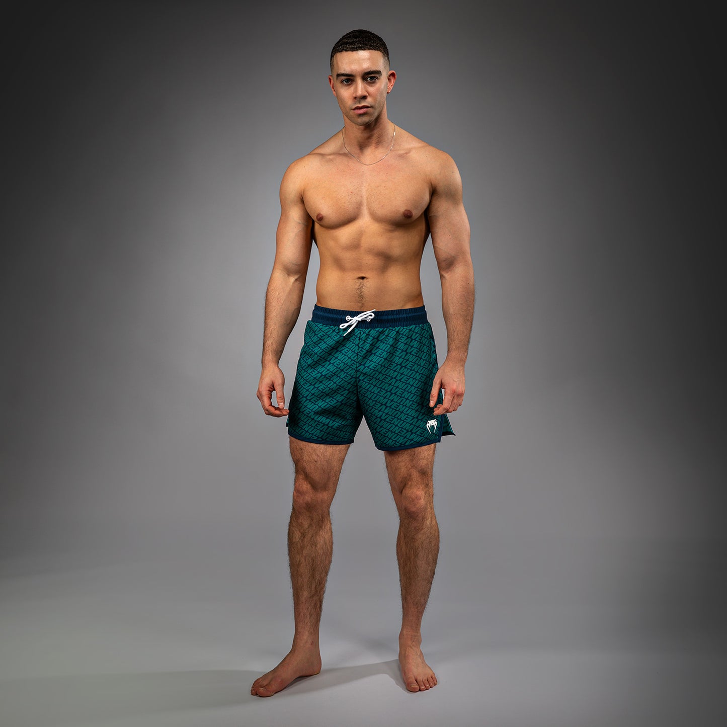 Venum Echo Boardshorts - Tiefsee Blau/Smargdgrün
