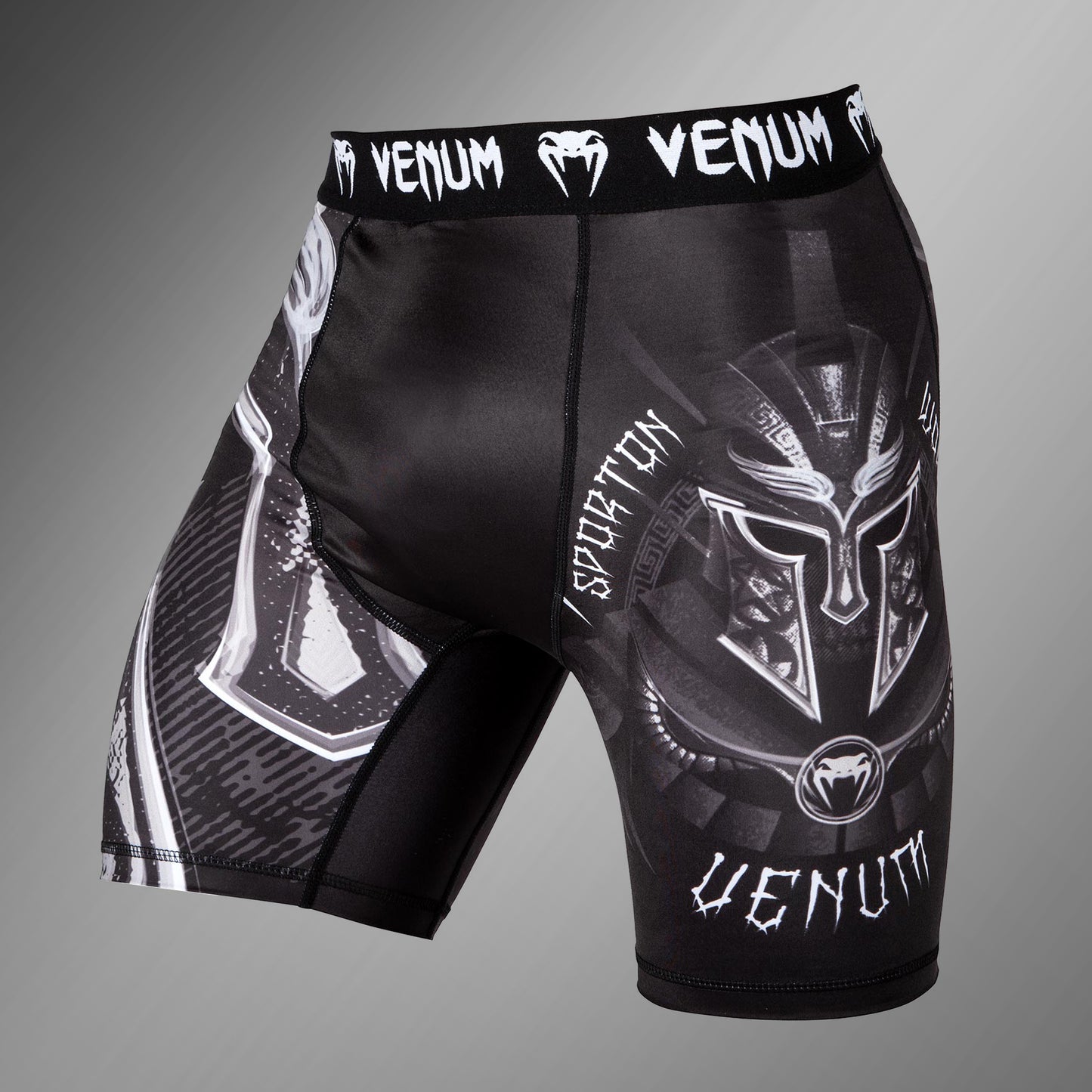 Vale Tudo Shorts Venum Gladiator 3.0 - Schwarz/Weiß