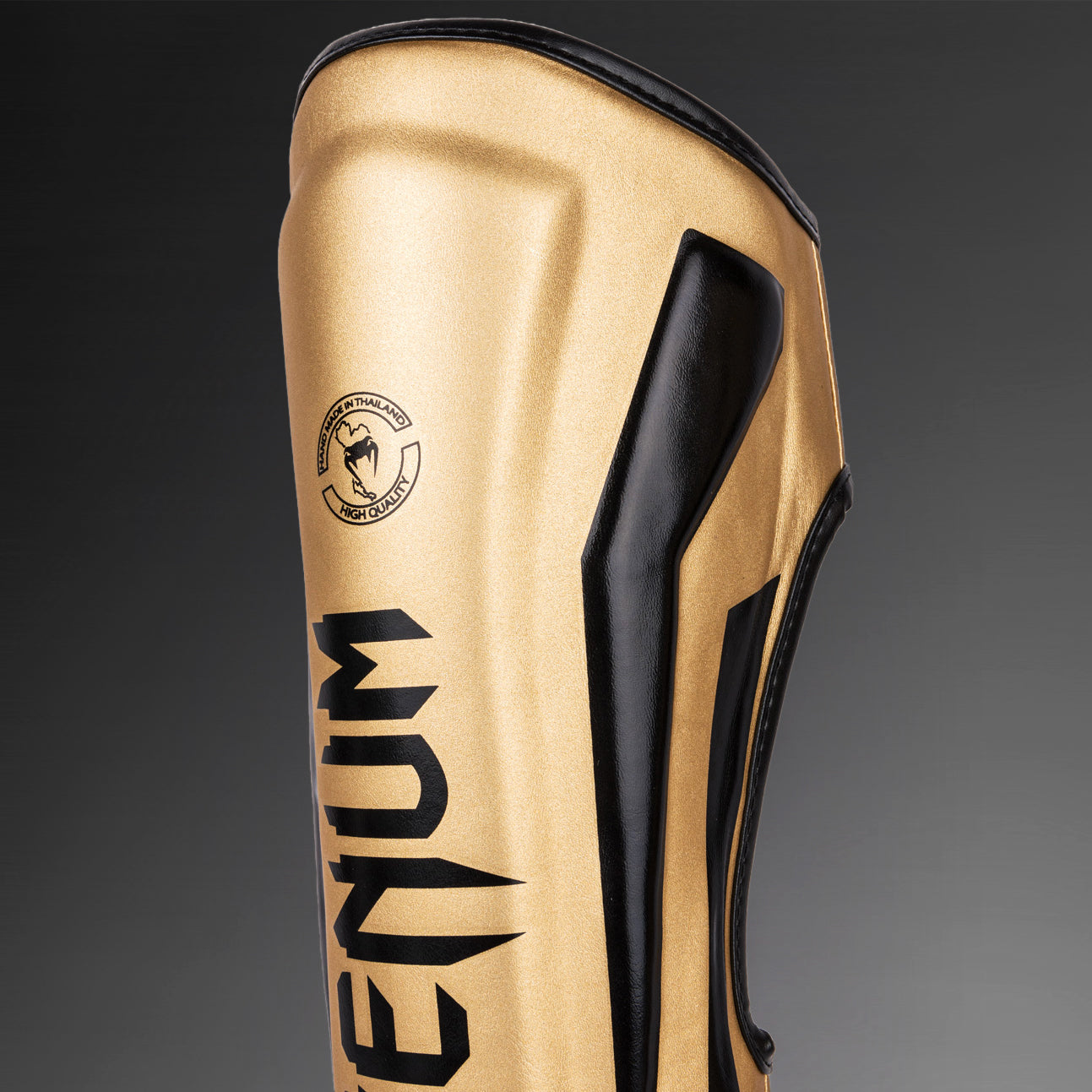 Venum Elite Standup Schienbeinschoner - Gold/Schwarz