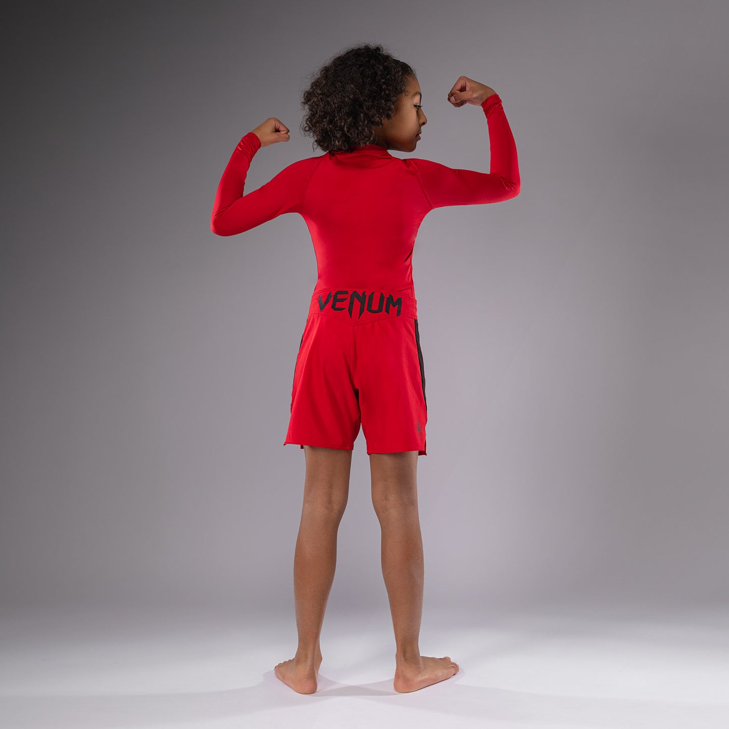Venum Light Kinder Fight Shorts - Kirschrot