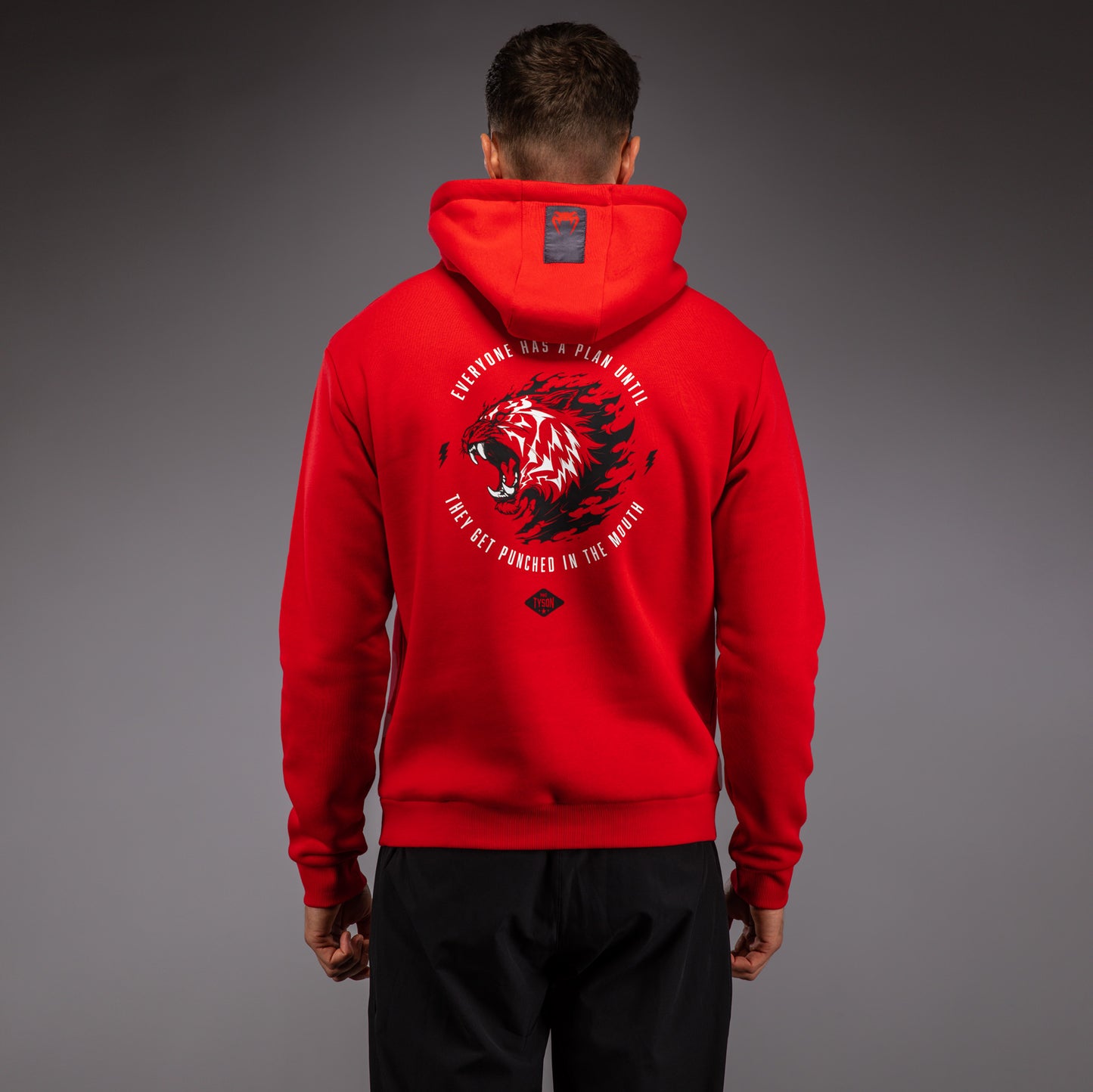 Venum x Mike Tyson Tiger Hoodie - Intensivrot/Tiefschwarz