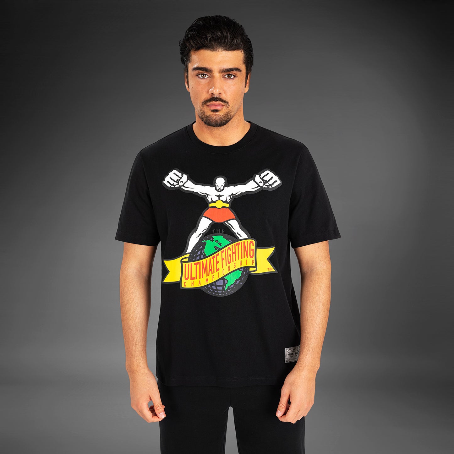 UFC by Venum Ulti-Man T-Shirt - Schwarz/Weiß