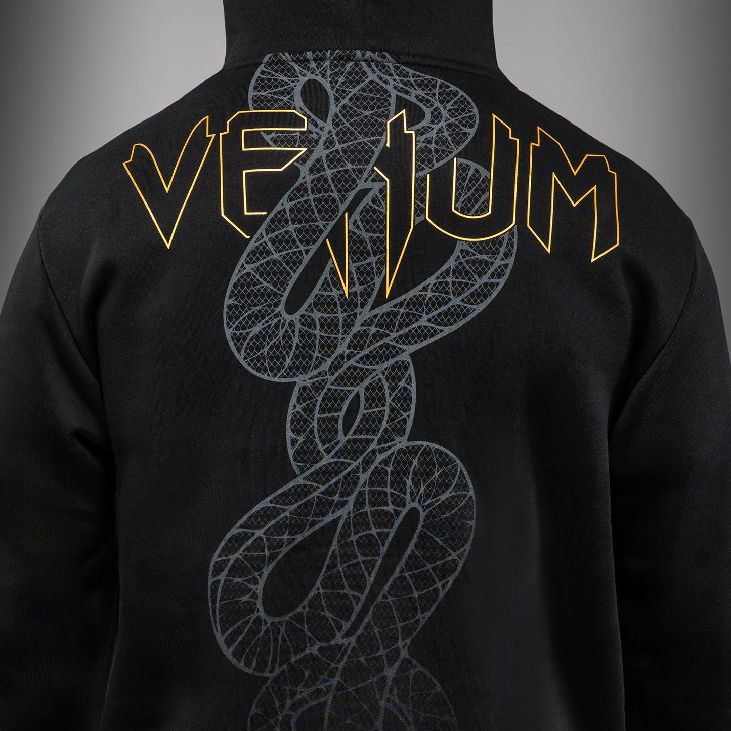 Venum Serpenti Hoodie – Schwarz/Silber/Gold