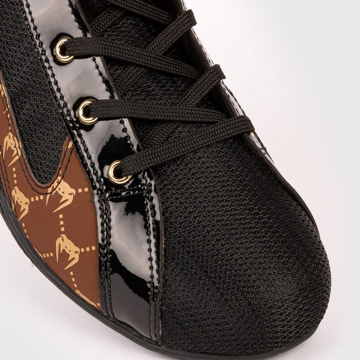 Venum Elite Evo Monogram Boxing Schuhe – Schwarz/Braun