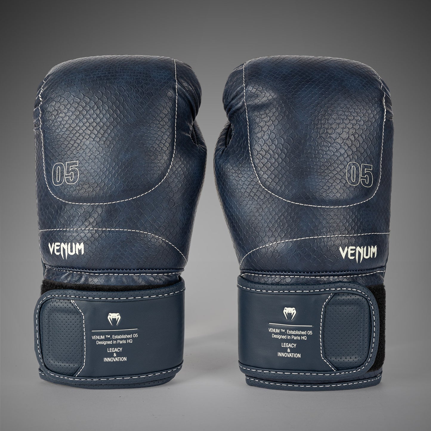Venum Impact Evo Scales Boxhandschuhe – Mitternachtsblau