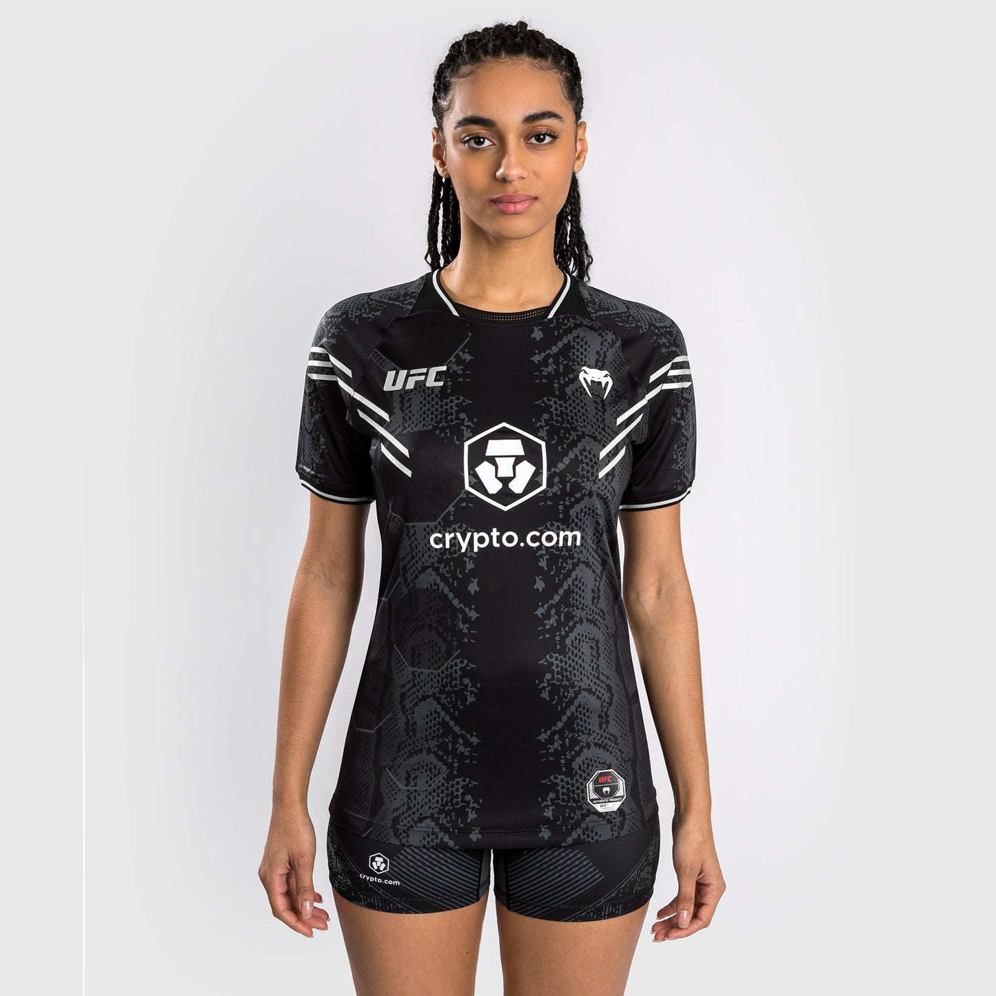 UFC Adrenaline by Venum Authentic Fight Night Walkout-Trikot für Frauen - Schwarz