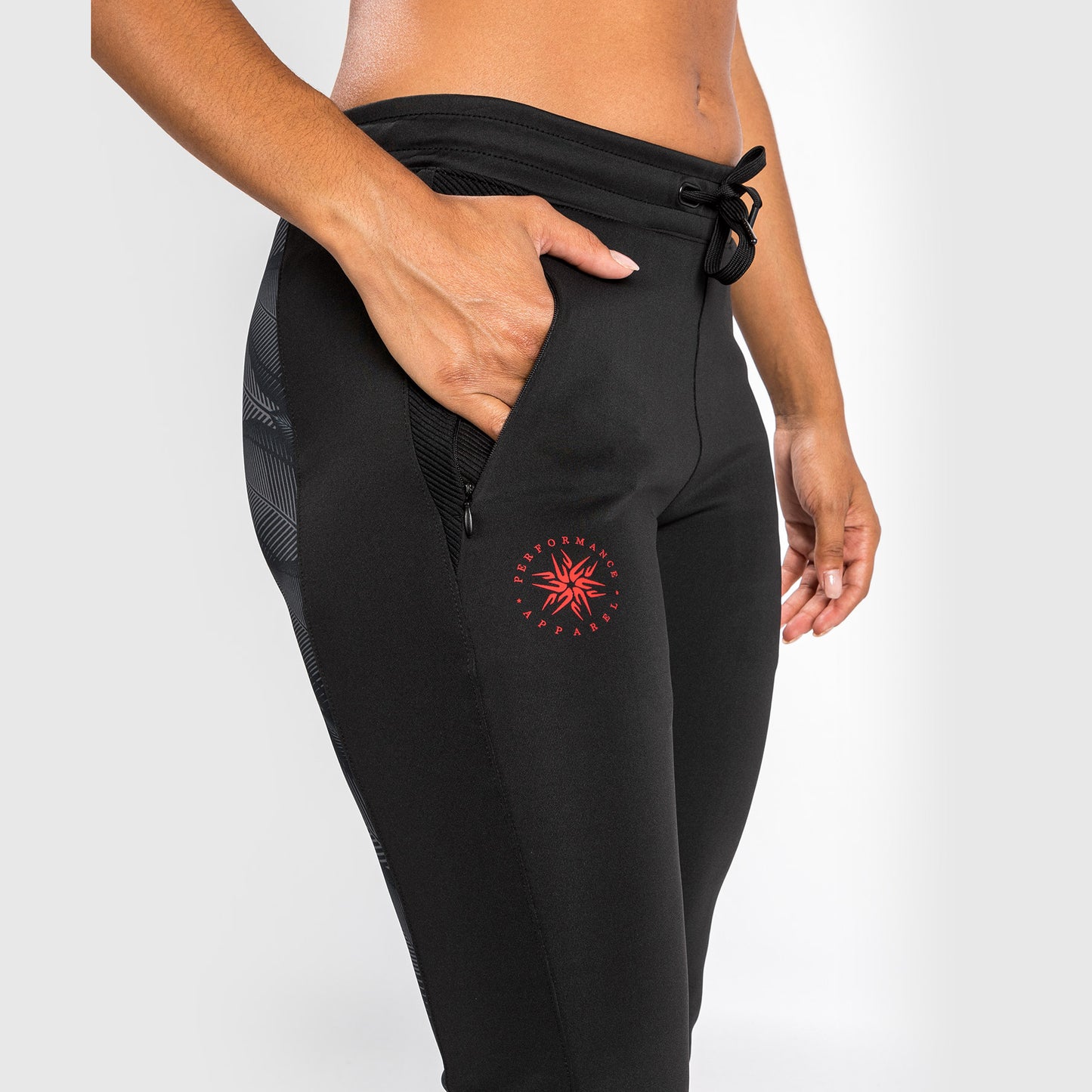Venum Phantom Jogginghose - Für Frauen - Schwarz/Rot