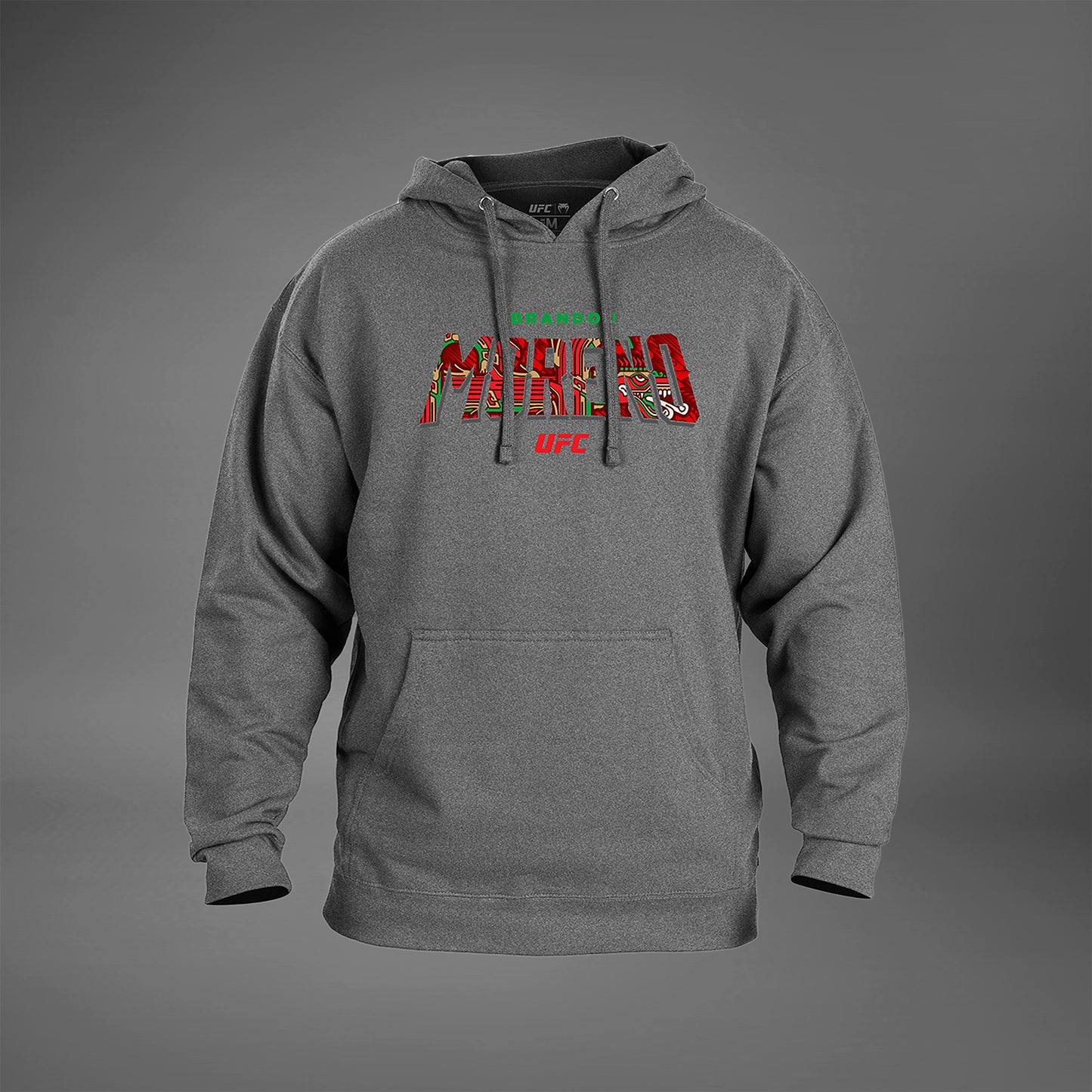 UFC Unrivaled by Venum Brandon Moreno Herren Hoodie - Heather Grey