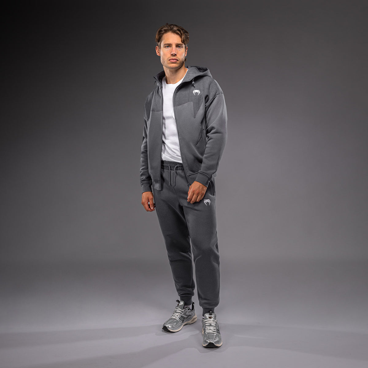 Venum Attack Fleece & Weave Trainingsjacke - Grau