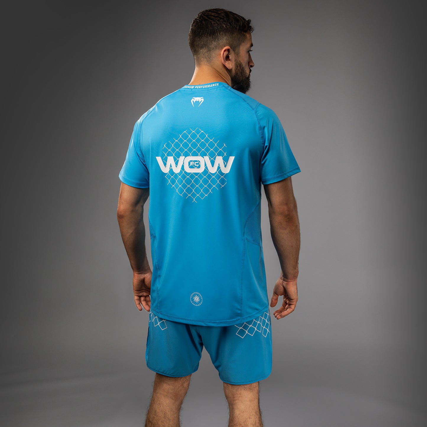 Venum x WOW FC Dry-Tech T-Shirt - Pacific Blue
